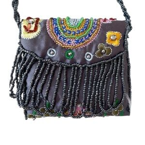 Vintage 1990’s Beaded Mini Crossbody‎ Purse